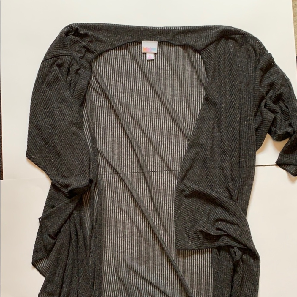 Grey Ribbed Lularoe Shirley